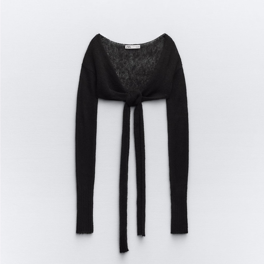 zara black top